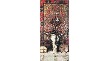 «Arabe delante de un tapiz», de Mariano Fortuny, se vendió ayer por el precio récord para el artista español de 1.193.000 dólares, en una subasta de pintura europea del siglo XIX en la que Sotheby’s de Londres recaudó 8,7 millones de dólares.