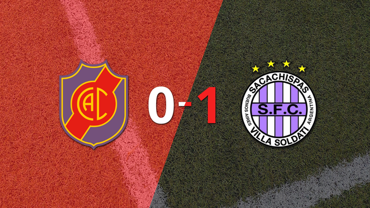 Sacachispas ganó por 1-0 a Colegiales con el gol de Iván Caravaca