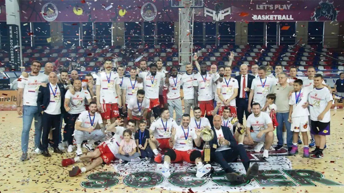 Argentine celebration in Serbia: Campazzo and Vildoza, champions with Red Star
