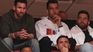 Lionel Messi with his inseparable teammates from Inter Miami, watching the Heat game.
