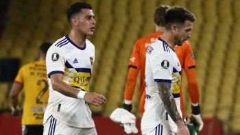 Boca perdió en Ecuador y ya no está tan tranquilo en el grupo de Copa Libertadores.