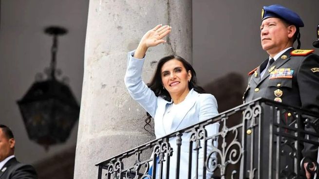 La vicepresidenta Verónica Abad.