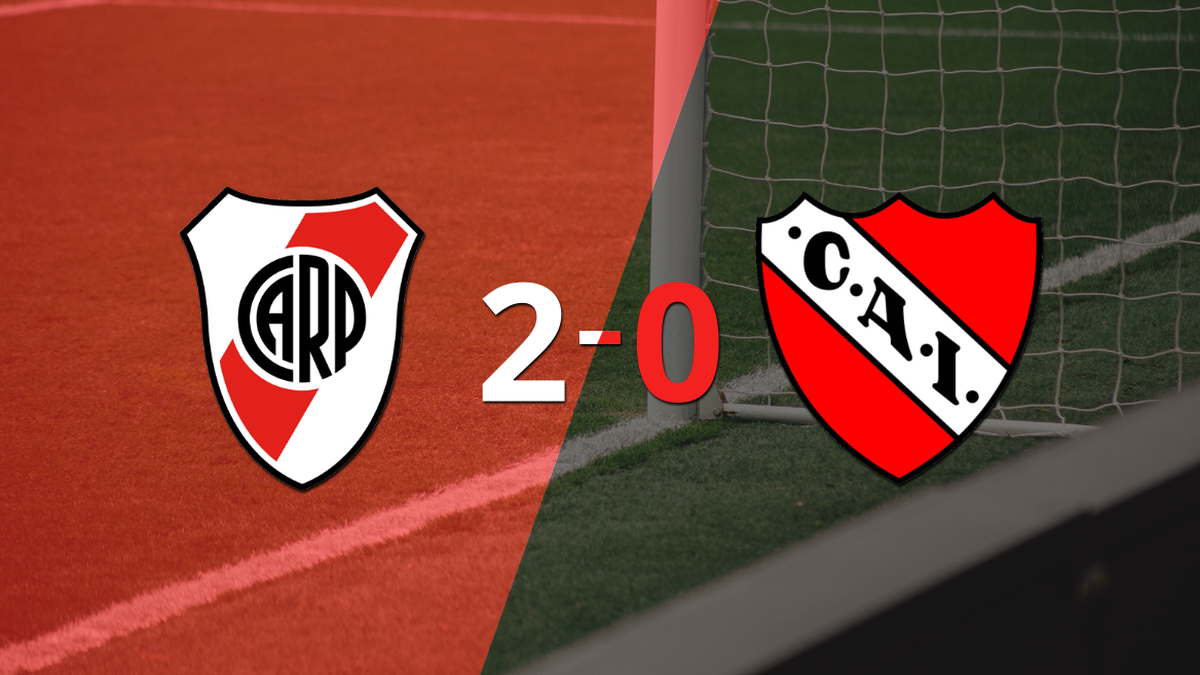 En su casa, River Plate le ganó a Independiente por 20