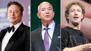Elon Musk, Jeff Bezos y Mark Zuckerberg lideran el ranking. 