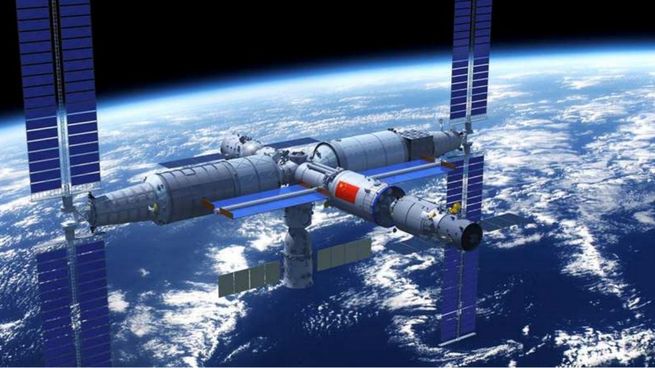 Palacio celestial, la nueva estación espacial China.&nbsp;
