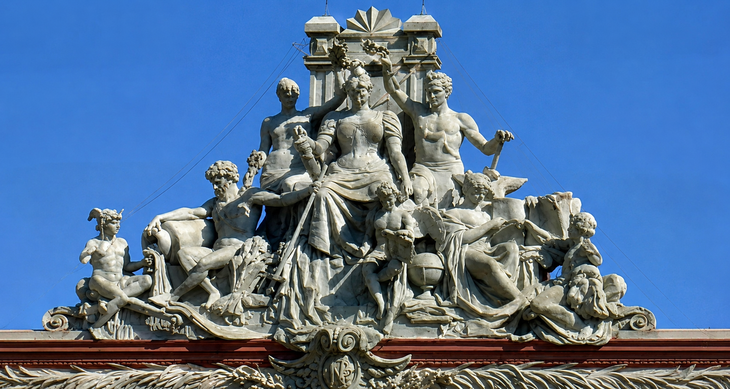 La obra escultórica de Carlos Bianchi en la Casa Rosada, uno de los trabajos más emblemáticos del artista italiano que también dejó su sello en el edificio de Solís al 1800 La obra escultórica de Carlos Bianchi en la Casa Rosada, uno de los trabajos más emblemáticos del artista italiano que también dejó su sello en el edificio de Solís al 1800