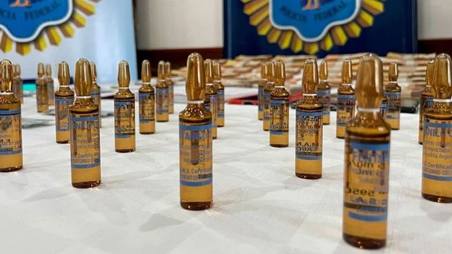 Un lote de fentanilo secuestrado por la Policía Federal. 