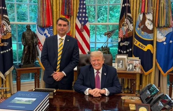 Bolsonaro se reunió con Trump. Bolsonaro se reunió con Trump.