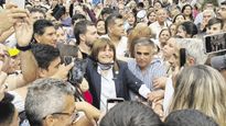arenga. Patricia Bullrich visitó Tucumán y Salta como parte de su agenda norteña. Llamó a “hacer historia” en los últimos diez días de campaña.