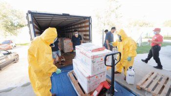 ritmo. Los envíos de vacunas se intensificaron el fin de semana y ayudan a completar operativos clave.