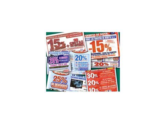 Las grandes cadenas de electrodométicos y los supermercados tienen descuentos de hasta 30% en sus productos pagando con tarjeta de crédito.