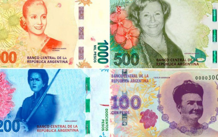 El lunes se anunciarán los nuevos billetes con mayor presencia fenemina. (Imagen de referencia).&nbsp;