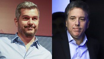 El jefe de Gabinete, Marcos Peña y el ministro de Hacienda, Nicolás Dujovne.