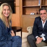 Karina Milei y Lisandro Catalán en la Casa Rosada, este martes. Karina Milei y Lisandro Catalán en la Casa Rosada, este martes.