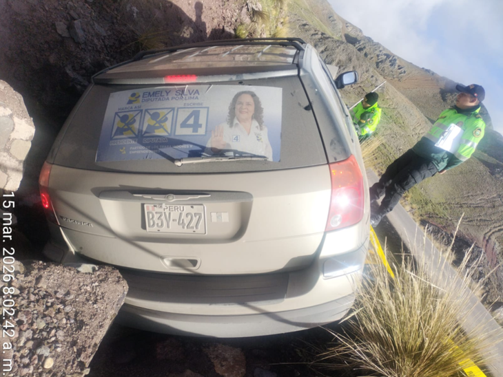 El dirigente del Partido de los Trabajadores y Emprendedores falleció luego de que la camioneta en la que viajaba se saliera de la ruta en Huancavelica. El dirigente del Partido de los Trabajadores y Emprendedores falleció luego de que la camioneta en la que viajaba se saliera de la ruta en Huancavelica. 