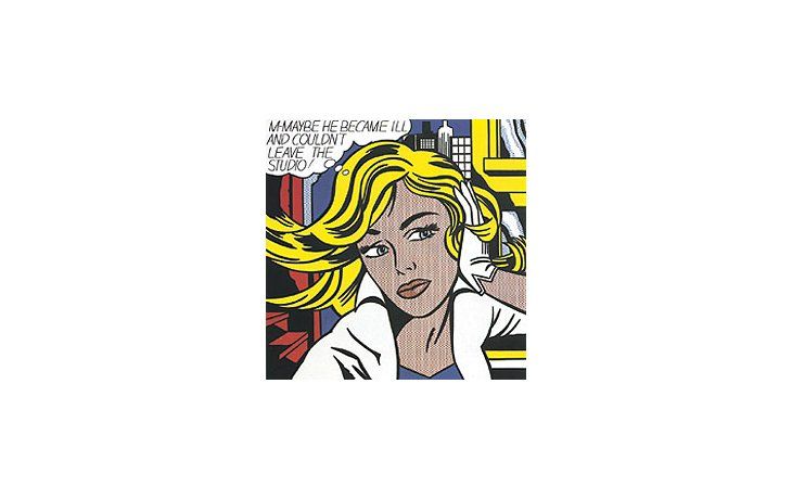 ámbito.com | Magna sobre lienzo, «M-Quizá (cuadro de una joven)»,152cm x 152cm, de Roy Lichtenstein.