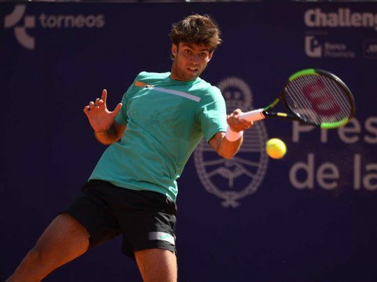 Díaz Acosta ganó su primer torneo profesional hace un mes en Santa Cristina, en Italia.