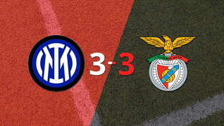 a pesar de empatar ante benfica, inter pasa a semifinales