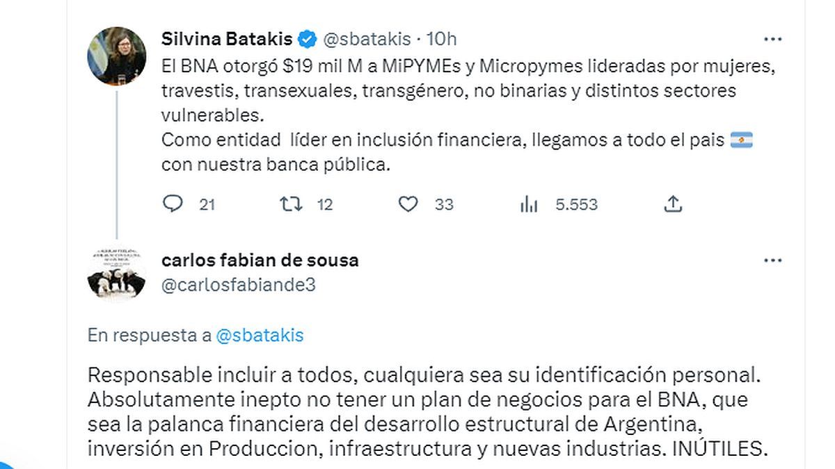 Fabián de Sousa crossed over to the leadership of the BNA for not having a development policy Fabián de Sousa crossed over to the leadership of the BNA for not having a development policy