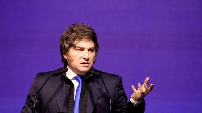 Javier Milei cierra un nuevo evento de la Fundación Faro.