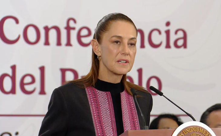 Claudia Sheinbaum en la Mañanera de este miércoles. Claudia Sheinbaum en la Mañanera de este miércoles.