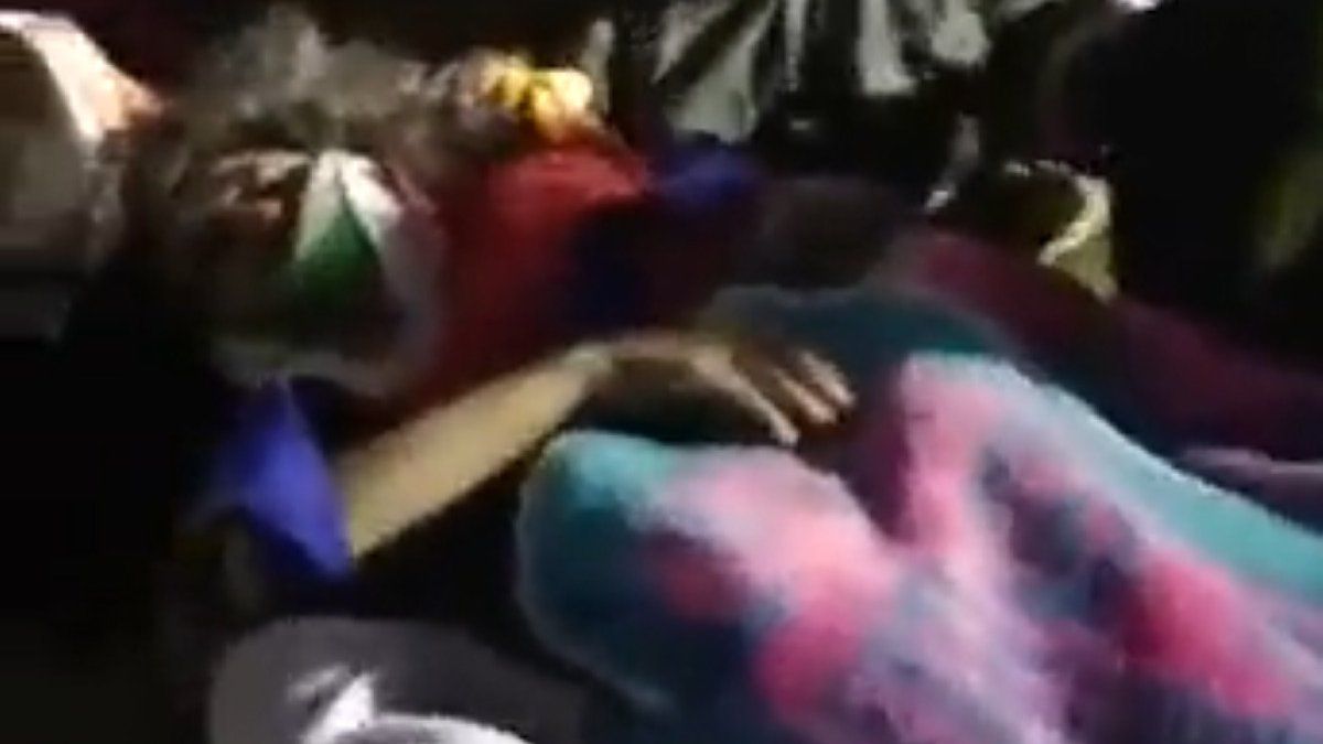 a woman spent four days under rubble