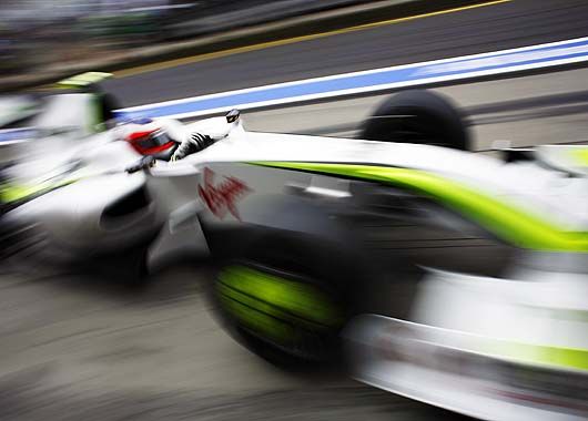 El Brawn GP de Barrichello.