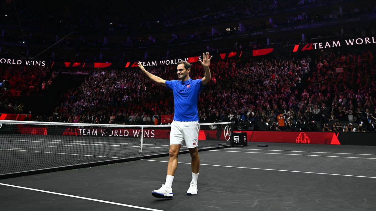 Federer played his last match and retired from tennis