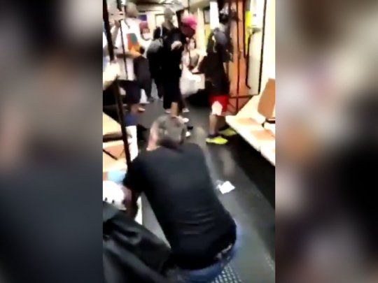 Brutal agresión en el metro de Madrid&nbsp;