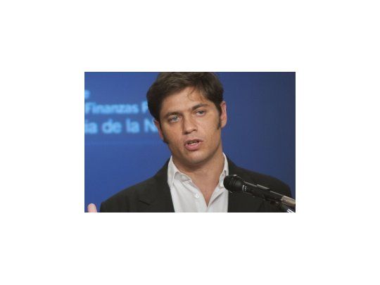 El ministro de Economía, Axel Kicillof.
