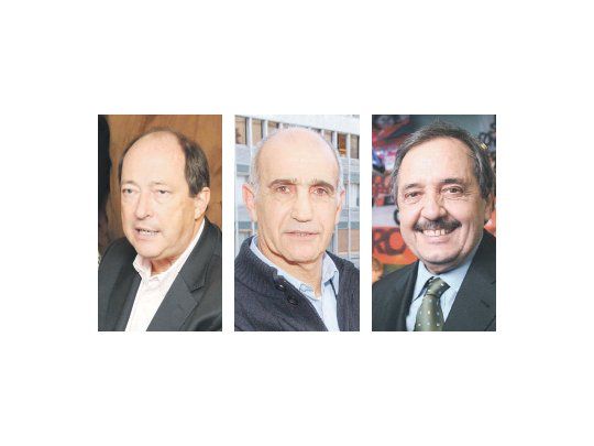 Ernesto Sanz, Daniel Salvador y Ricardo Alfonsín