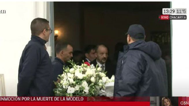 La actriz y modelo fue despedida en el Panteón de Actores del Cementerio de Chacarita.