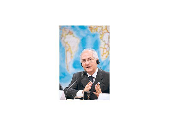 El alcalde de Caracas, Antonio Ledezma, un opositor a Hugo Chávez, pidió ayer a los legisladores brasileños que acepten el ingreso de su país en el Mercosur. El bolivariano, dijo, es menos peligroso dentro del bloque regional.