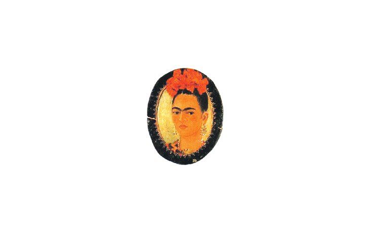 «Autorretrato en miniatura» (5 por 4,2 cm.), de Frida Kahlo, valuado en u$s1,2 millón.