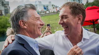 Mauricio Macri celebró la designación de Diego Santilli como ministro de Interior. Mauricio Macri celebró la designación de Diego Santilli como ministro de Interior.