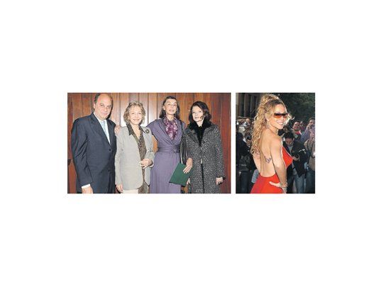 Martín Cabrales, Mercedes von Dietrichstein,Teresa del Solar y Lili Sielecky;  Maríah  Carey
