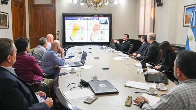 La última reunión de la Comisión Nacional de Emergencias y Desastres Agropecuarios, de donde surgió el pedido del Ministro de Economía.