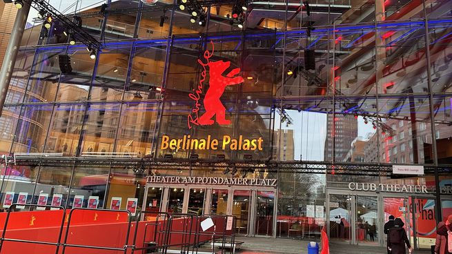 Entrada a la Berlinale de este año, cuando el Festival celebra su 75ª edición