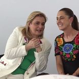 Maru Campos y Claudia Sheinbaum. Maru Campos y Claudia Sheinbaum.