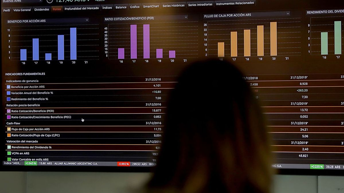 S&P Merval reverses initial rise, but country risk resumes downward path