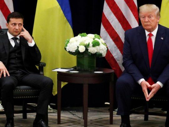 Volodímir Zelenski y Donald Trump.