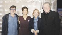 Presentación. De izq. a der., Luciano Suardi, Gabriela Ricardes, Selva Alemán y Arturo Puig.