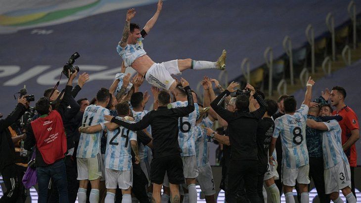 Messi campeón, el festejo más esperado