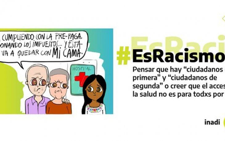 Iluatración difundida por el INADI.