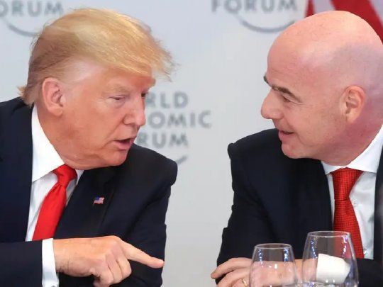 Trump e Infantino, juntos para discutir el Mundial