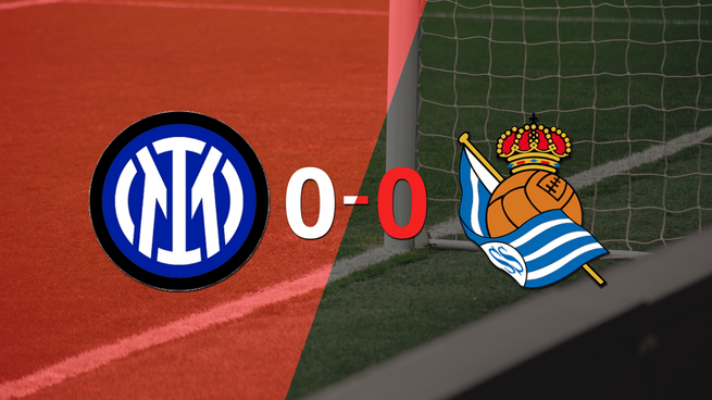 Sin goles, Inter y Real Sociedad igualaron el partido