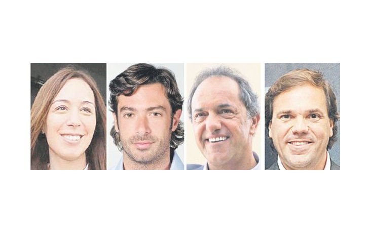 ámbito.com | María Eugenia Vidal, Federico Salvai, Daniel Scioli y Alberto Pérez