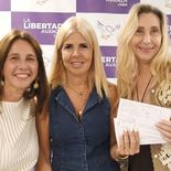 Pilar Ramírez, Sandra Rey y Karina Milei. Más poder para La Libertad Avanza en CABA. Pilar Ramírez, Sandra Rey y Karina Milei. Más poder para La Libertad Avanza en CABA.