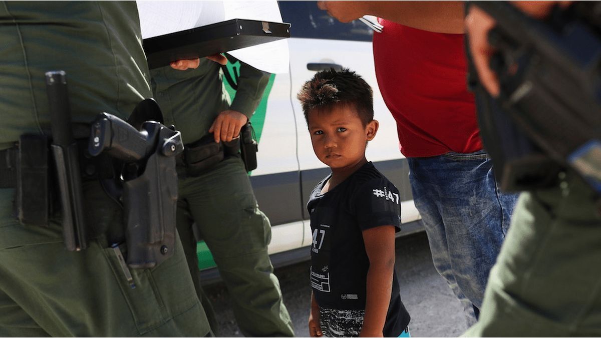 A 4-year-old boy was thrown over the border wall between Mexico and the United States