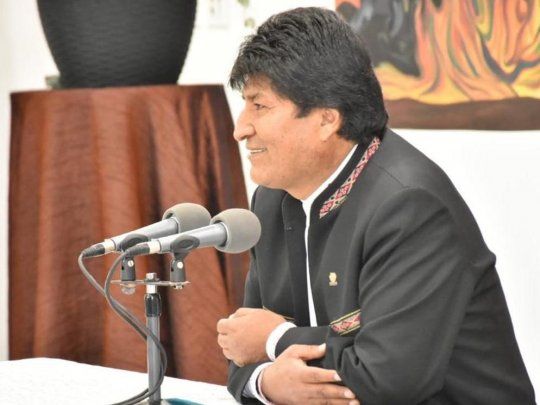 Evo Morales habló por primera vez desde los comicios del domingo.&nbsp;
